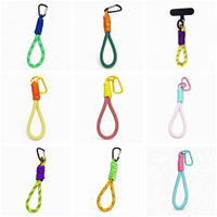 Porte-clés en corde colorée YYX avec mousqueton en métal pour sacs de plein air, camping, randonnée et accessoires de voyage