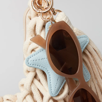 Porte-lunettes en cuir PU YY en forme d'étoile, clip pour lunettes de soleil pour sacs à main, sacs à dos, usage quotidien
