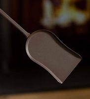 Ensemble d'outils de cheminée en fer noir 5 pièces pinces de poker hautes pelle balai support accessoires forgés à la main