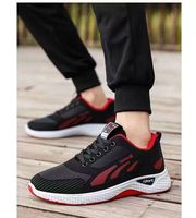 Chaussures de Sport et Décontractées Tendance et Polyvalentes pour Hommes, à Semelle Épaisse Antidérapante en PU, avec Doublure en Maille, pour Printemps et Automne
