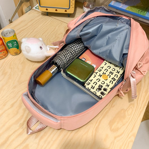 Hochwertiger 2-teiliger Umhängetaschen rucksack Junior High School Schüler Schult asche Nylon Kaninchen Rucksack - Product Image 4