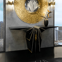 Table console en métal moderne de luxe Fabricant chinois Mobilier de maison pour la salle à manger et couloir
