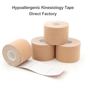 Kinesiology Tape OEM Accepted Waterproof Cotton Elastic Sports Kinesiology Muscle Tape Wholesale Kinesiology Tape