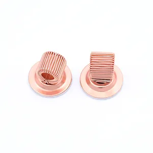 High Quality Rose Gold 3M Pen Holder Clip Metal Spring pen holder with pocket clip rotating pen holder