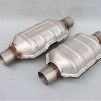Kit de convertisseur catalytique universel à trois voies avec boîtier en acier inoxydable, purificateur d'échappement, tuyau de branche d'échappement et silencieux pour OLIVER
