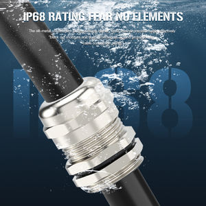 Pg7 M12 Pg13.5 Pg9 Pg11 IP68 a prueba de agua Exd IIC Gb UL94-V0 ignífugo Atex Cable Gland M20 4-8mm latón niquelado - Product Image 6