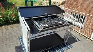 Cabine en aluminium de cadre de botte de barre du <span class=keywords><strong>DJ</strong></span> de bonne vente, cabine se pliante mobile pour l'équipement - Product Image 4