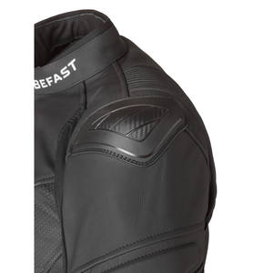 Befast INTERLAGOS CE Veste de moto de course en cuir noir S - Product Image 4