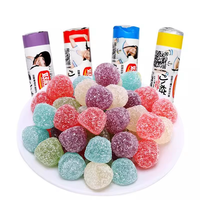 Bonbons Aigres et Sucrés, Bonbons Gélifiés Multicolores Acidulés aux Fruits pour Enfants, Halal, Vente en Gros