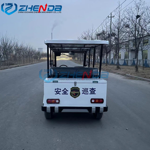 Venta directa de fábrica Coche patrulla eléctrico Coche patrulla escolar con luz de advertencia con intercomunicador megáfono Coche patrulla en venta - Product Image 6