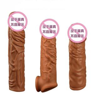 Volwassen Speelgoed Zacht Pvc Realistische Dildo Enorme Zuignap Lange Simulatie Penis Met Vloeibare Siliconen Spikes En Zachtheid - Product Image 2