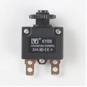 KYB8 Pompa Udara Switch Perlindungan Overload Protector Compressor Bagian 5A 8A 10A 12A 15A 18A 20A 30A