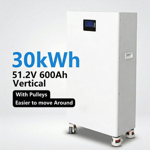 15kWh 30KWH 51.2V LiFePO4 Home Energy Storage Battery <b>Wall</b> Mounted LCD BMS RS232 OEM Private Label 48v Lifepo4 Battery Pack - Product Image 1