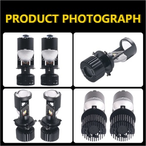 Sanvi Factory New Fashion Mini H4 35w 5500k Halogen & Xenon Headlights Super Bright Car Accessory Led Headlights - Product Image 6