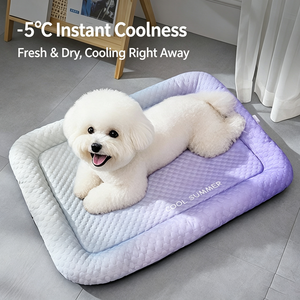 Dog Pads Summer Iced Bean Pads Ice Silk Dog <b>Nest</b> Summer Cooler Pads for Small Dogs Cooler Pads Summer Iced <b>Nest</b> Sleeping Pads - Product Image 6