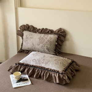 Copripiumino in quattro pezzi in stile retrò francese Set 100% collezione per la casa ispessita in lino 300tc - Product Image 5
