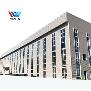 Faible coût Polynésie Française en acier vêtements industriels hangar d'hélicoptère de dépôt en acier structure hangar agricole - Product Image 4