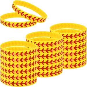 Pulseras de Silicona de Béisbol con Logotipo Personalizado, Diseño Deportivo Ecológico en Relieve, Regalos para Actividades de Competición de Equipos y Fiestas - Product Image 1