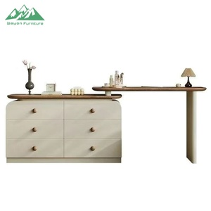 Table de toilette professionnelle Wayon avec miroir tactile intelligent et plateau latéral réglable pour chambre à coucher - Product Image 6