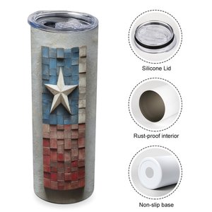 Vaso de Acero Inoxidable de 20 oz con Aislamiento al Vacío, con Logotipo Personalizado y Opción de Asa Portátil - Product Image 2