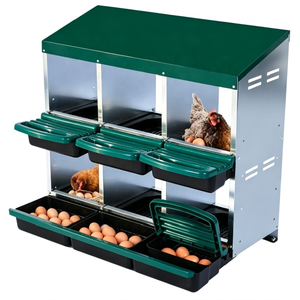 Nichoir polyvalent à 6 compartiments pour poules, canards, cailles, à suspendre ou à poser au sol, installation simple - Product Image 6