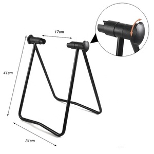 Porte-vélo pliable en acier et aluminium Support de réparation de vélo pour vélo de route pour la <span class=keywords><strong>maison</strong></span> ou le garage <span class=keywords><strong>Parking</strong></span> et stockage - Product Image 2
