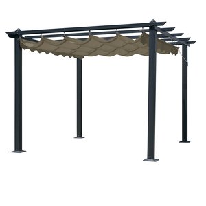 Pérgola de Tubo Deslizante de Aluminio de Estilo Moderno y Simple Personalizada en Oferta, Gazebo para Jardín Exterior con <span class=keywords><strong>Precio</strong></span> de Fábrica - Product Image 1