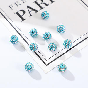 Cuentas de Lucite de 10 mm a Granel, Rayadas, Hechas a Mano, de Alta Calidad, de Colores Mezclados, para Accesorios de Joyería - Product Image 3