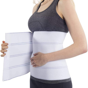इलास्टिक बेल्ट पोस्टपार्टम पेट बैंड्स संपीड़न रैप प्रीमियम प्लस आकार पेट बाइंडर - Product Image 5