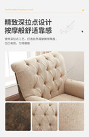 Fauteuil de salle à manger en velours confortable et personnalisé 2025 pour salon, salle de sport, centre commercial, hôtel, villa, hôpital, école - Canapé sectionnel une place