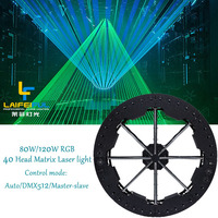 80W 120W RGB 40 Head Matrix Laser Light Dj bar Live House Club Lighting Stage Light Show