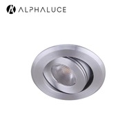 Spot encastré LED 3 faisceaux anti-éblouissement avec cadre réflecteur, support rotatif Gumball, réglable 1W et 3W, mini downlight orientable