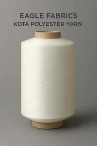 30 Denier Kota bán ngu si đần độn <span class=keywords><strong>polyester</strong></span> sợi quang trắng Nón Sợi Kota chất lượng với tùy chỉnh Filament & Twist tùy chọn - Product Image 3