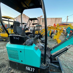 Mini-excavatrice sur chenilles hydraulique d'occasion Kobelco SK17 de 1,7 tonne, durable et la plus vendue, d'origine japonaise, pour usage agricole et domestique - Product Image 4