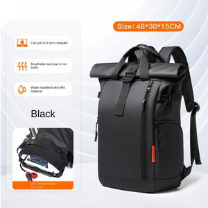 Benutzer definierte große Kapazität wasserdichten Oxford <span class=keywords><strong>Laptop</strong></span> Rucksack für Männer Fashion Roller Computer Tasche für Studenten College/School Travel - Product Image 6