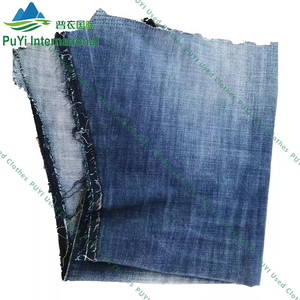 Vente en gros de déchets textiles jeans vêtements d'occasion vêtements vintage premium de seconde main jeans - Product Image 6