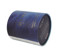 Boîte de bougie en papier mat de haute qualité, tube rond en carton, boîte d'emballage de logo personnalisé pour bougie