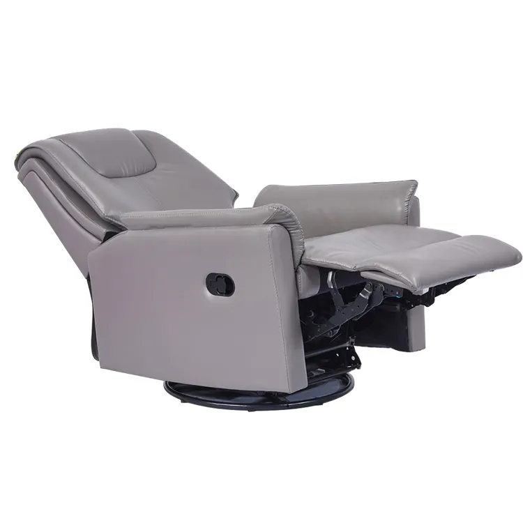Sofas sofá de luxo de couro italiano, móveis para comprar móveis online duráveis, couro com balanço giratório para recliner gn5385