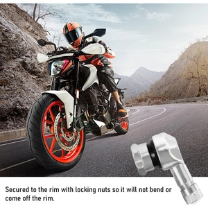 Nouvelles tiges de <span class=keywords><strong>valve</strong></span> universelles en alliage d'aluminium CNC de 11,3 mm à 90 degrés pour jantes de <span class=keywords><strong>moto</strong></span> sans chambre à air Nachee pour Yamaha Kawasaki (2 pièces) - Product Image 6