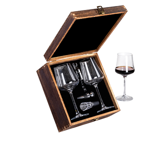 Copa de Vino Tinto Imperial Crimson de Borosilicato, Cristalería de Lujo, Estilo Europeo Elegante, Cristalería para Bar y Comedor, Precio al por Mayor - Product Image 2