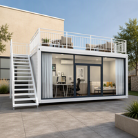 Nouvelle maison conteneur pliable modèle 20ft 40ft, maison extensible préfabriquée 40ft 4 chambres pour camping