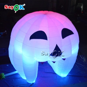 Maison gonflable 40 cm, chat citrouille, décoration, pour Halloween, maison en solde - Product Image 2