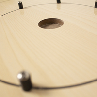 Planche de crokinole en bois du Canada, véritable bois dur, taille de tournoi, jeu de crokinole rond