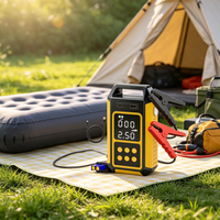 ABS Portable Tire Inflator Mini Air Pump with Digital Display Car Tire Inflator 6000mAh