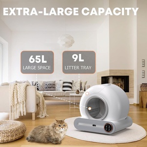 Caixa de Areia Automática para Gatos Tonepie Ti Pro 65L Controle por Aplicativo Inteligente Auto Limpeza Totalmente Fechada Fácil de Limpar Feita de Plástico - Product Image 2