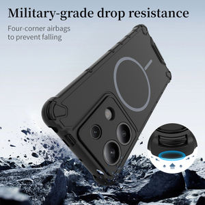 Funda Protectora para Redmi Note 13 Pro, Personalizada, Anti-Caídas, TPU+PC, Protección Resistente, Color Liso, Compatible con Carga Inalámbrica - Product Image 3