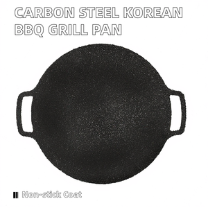 Yolecen Camping Carbon Steel Kitchen Roasting <strong>Pans</strong> Griddle Korean BBQ Gas <strong>Grill</strong> Plate Outdoor <strong>Grill</strong> <strong>Frying</strong> <strong>Pan</strong> Non-Stick - Product Image 3