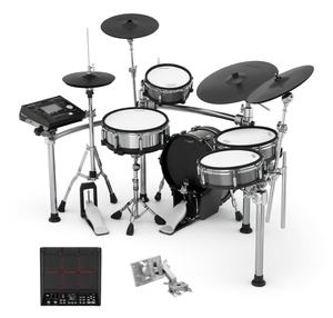 Kit de batterie électronique portable de haute qualité avec support pliable, design compact original, ensemble de batterie numérique pour petits espaces - Product Image 2