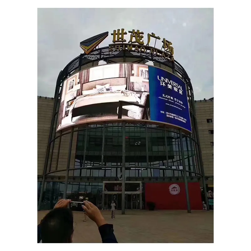 Schermo a led per esterni pannelli di visualizzazione p5 p6 p8 p10 led segno pubblicità commerciale schermo display a led cartellone