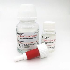 <span class=keywords><strong>Ciment</strong></span> <span class=keywords><strong>dentaire</strong></span> à prise rapide 3M Ketac Molar, ionomère de verre haute résistance, faible solubilité, libération de fluor, consommables dentaires - Product Image 1